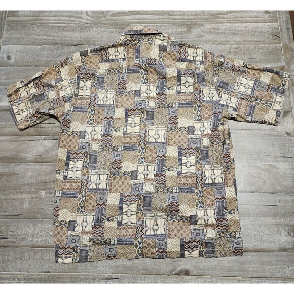 Tori Richard Honolulu Mens Large Short Sleeve Button-Down Shirt Multicolor - Picture 8 of 9